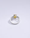 Elegant Yellow Sapphire (Pukhraj) Ring in 925 Sterling Silver – #1102N4 - Myra