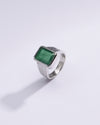 Vintage Emerald (Panna) Ring in 925 Silver â€“ #1228B Sq - Myra