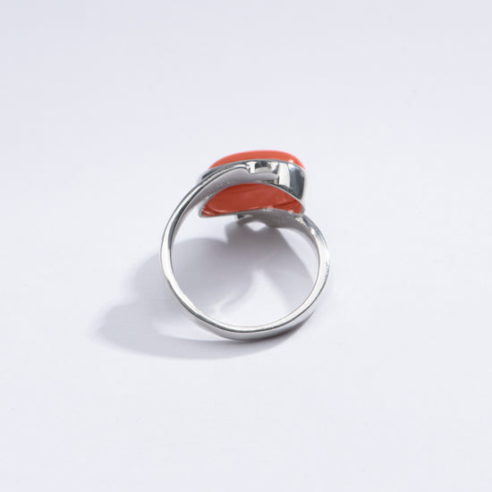 Rashi Wearing Coral in 925 Silver from Myra Gems