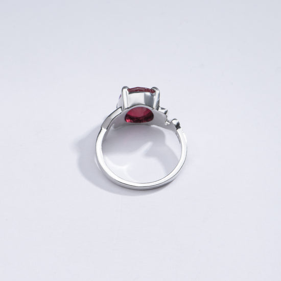 Classic Ruby (Manik) Ring in 925 Silver - #1196N4 - Myra