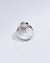Elegant Opal (Doodhiya) Ring in 925 Silver – #1220B - Myra