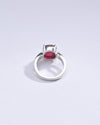 Vintage Ruby (Manik) Ring in 925 Streling Silver - #1102N4 - Myra