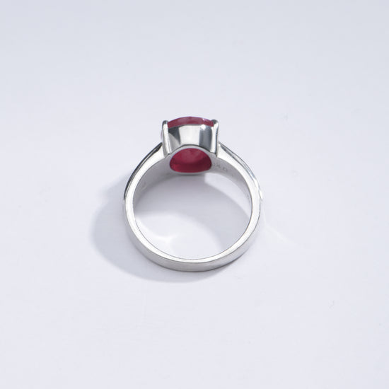 Vintage Ruby (Manik) Ring in 925 Sterling Silver - #1225N4 - Myra