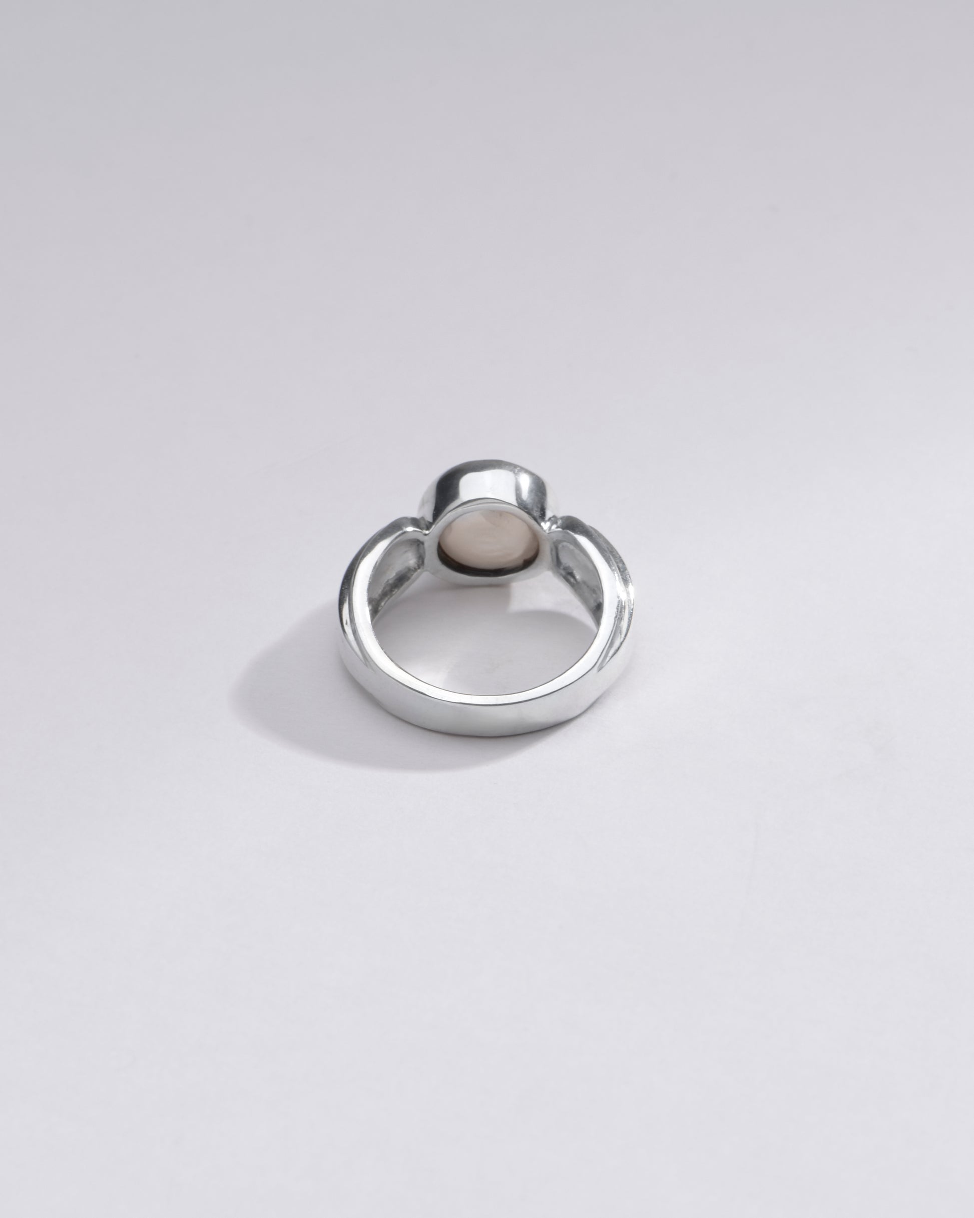 Genuine Pearl (Moti) Ring in 925 Sterling Silver - #1101 R - Myra