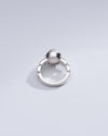 Radiant Pearl (Moti) Ring in 925 Silver - #1245 U - Myra