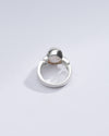 Classic Pearl (Moti) Ring in 925 Sterling Silver - #1283 U - Myra