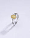 Supreme Yellow Sapphire (Pukhraj) Ring in 925 Sterling Silver - Shakti