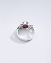 Classic Ruby (Manik) Ring in 925 Silver - #1210B - Myra