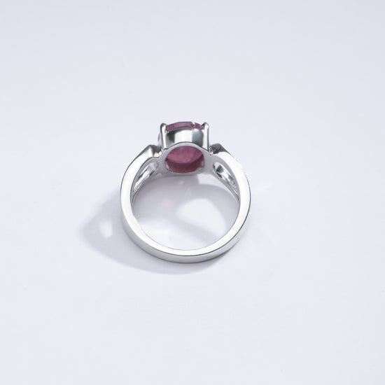 Genuine Ruby (Manik) Ring for Positive Energy in 925 silver - #1217N4 - Myra