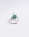 Natural Emerald (Panna) Gemstone Ring in 925 Sterling Silver – Rich Green Hue #1225N4 - Myra