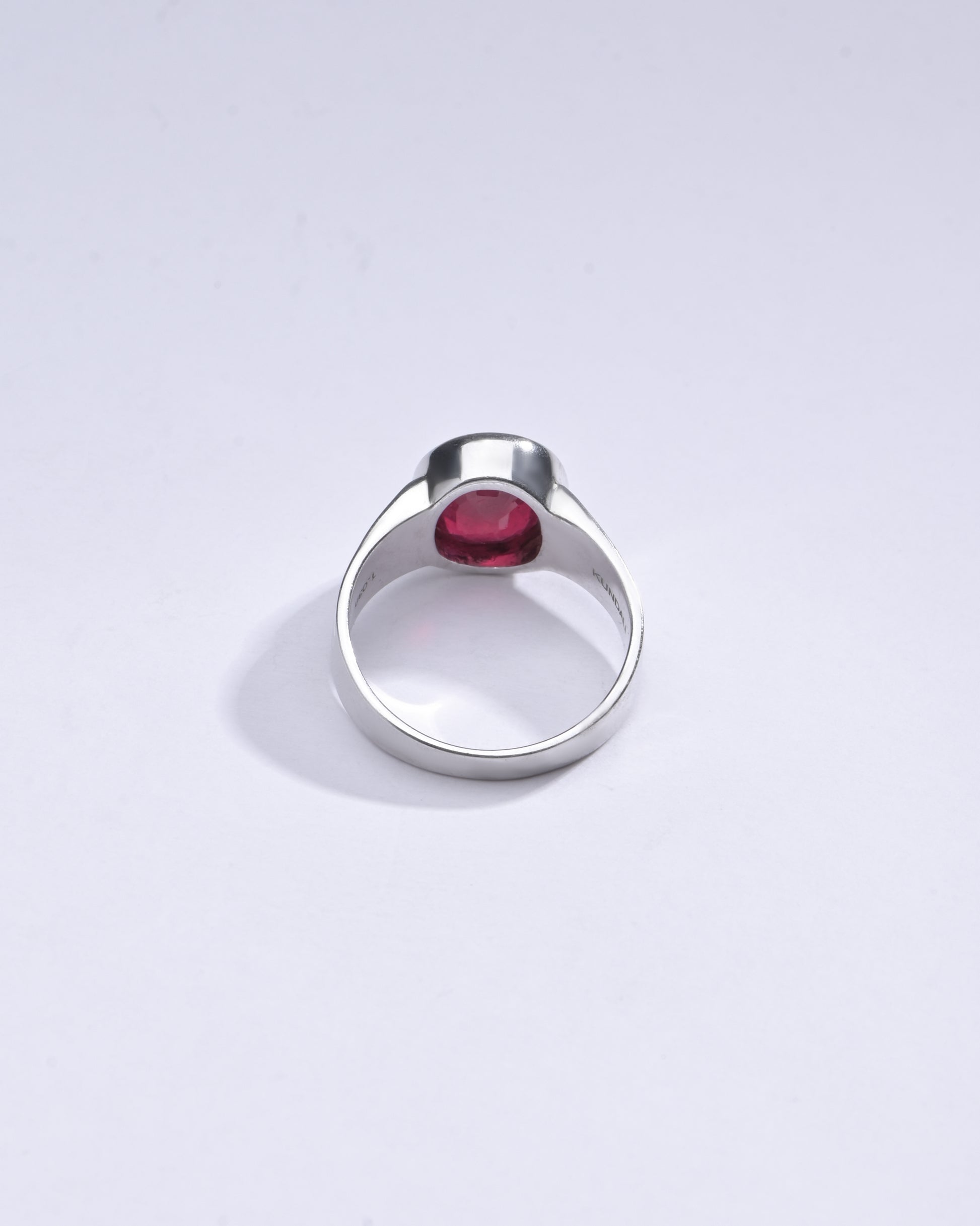 Ruby gemstone ring for men