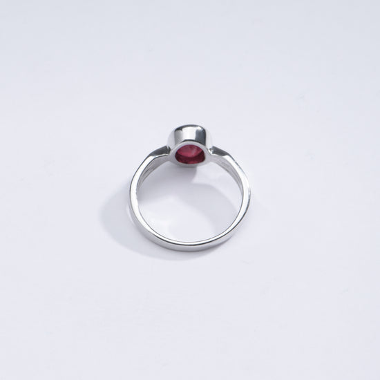 Natural Ruby (Manik) Ring in 925 Silver - #1136B - Myra