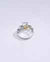 Natural Yellow Sapphire (Pukhraj) Ring in 925 Silver – For Wealth and Prosperity #1149N4 - Myra