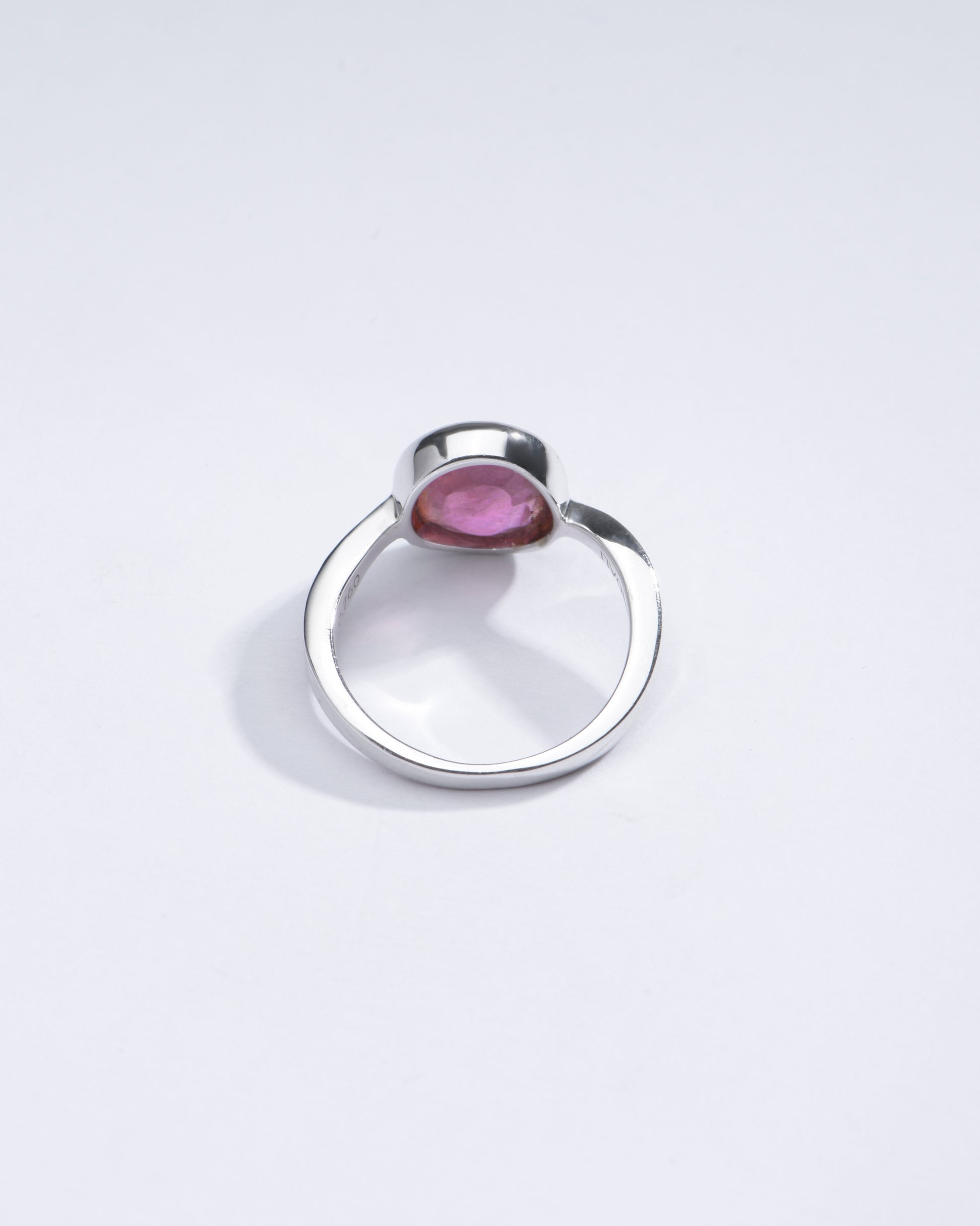 Radiant Ruby (Manik) Gemstone Ring in Sterling Silver - #1201B - Myra
