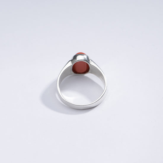 Red Color Coral in 925 Silver Buy from Myra Gems