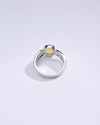 Classic Yellow Sapphire (Pukhraj) Ring in 925 Sterling Silver – #1101B - Myra