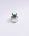 Vintage Emerald (Panna) Ring in 925 Silver â€“ #1228B Sq - Myra