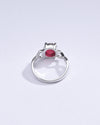 Vibrant Ruby (Manik) Ring in 925 Sterling Silver - #1220N4 - Myra