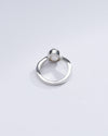 Natural Pearl (Moti) Ring in 925 Silver - #1201 U - Myra