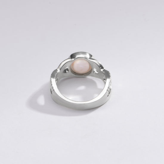 Vintage Pearl (Moti) Ring in 925 Sterling Silver - #1104 U - Myra