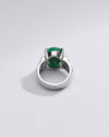 Authentic Emerald (Panna) Ring in Sterling Silver – #1236N4 - Myra