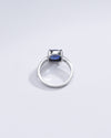 Vintage Blue Sapphire (Neelam) Ring in Sterling Silver – #1139N4 - Myra