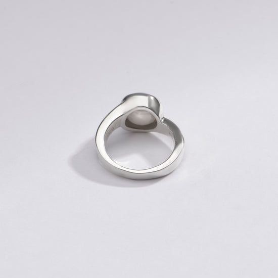 Classic Pearl (Moti) Ring in 925 Sterling Silver - #1153 R - Myra