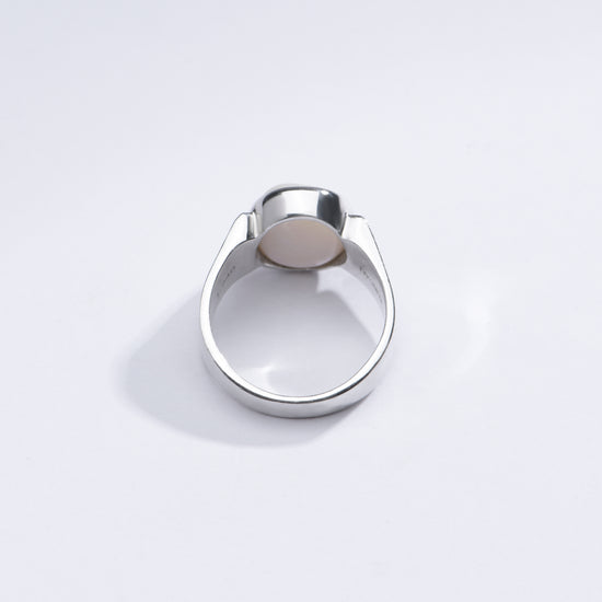 Natural Opal (Doodhiya) Ring in Sterling Silver – #1111B - Myra