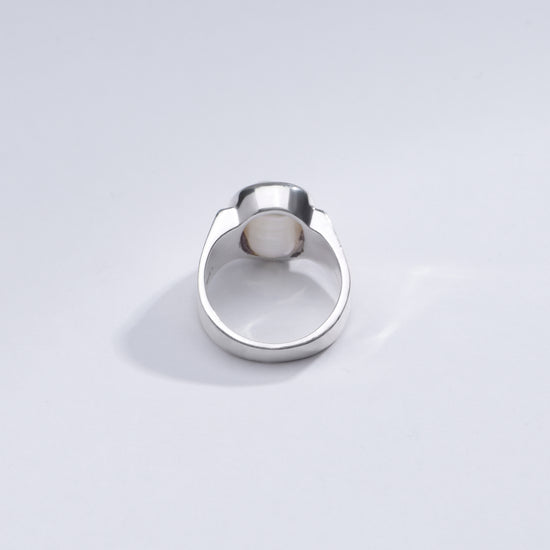 Vintage Pearl (Moti) Ring in 925 Silver - #1111 U - Myra