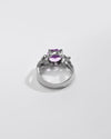 Classic Amethyst (Jamunia) Ring – 925 Silver - #1210N4 - Myra
