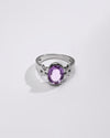 Luxe Amethyst (Jamunia) Ring – 925 Silver - #1199HB - Myra