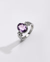 Luxe Amethyst (Jamunia) Ring – 925 Silver - #1199HB - Myra