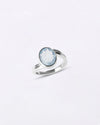 Promise Aquamarine Ring in 925 Sterling Silver - Shakti