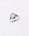 Authentic Aquamarine Ring in 925 Sterling Silver - Urja