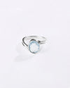 Promise Aquamarine Ring in 925 Sterling Silver - Shakti