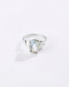Authentic Aquamarine Ring in 925 Sterling Silver - Urja