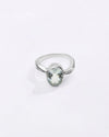Elegant Aquamarine Ring in 925 Sterling Silver - Shakti