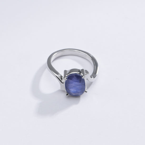 Luxury Blue Sapphire Gemstone Ring from Myra Gems