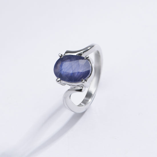 Luxury Blue Sapphire Gemstone Ring from Myra Gems