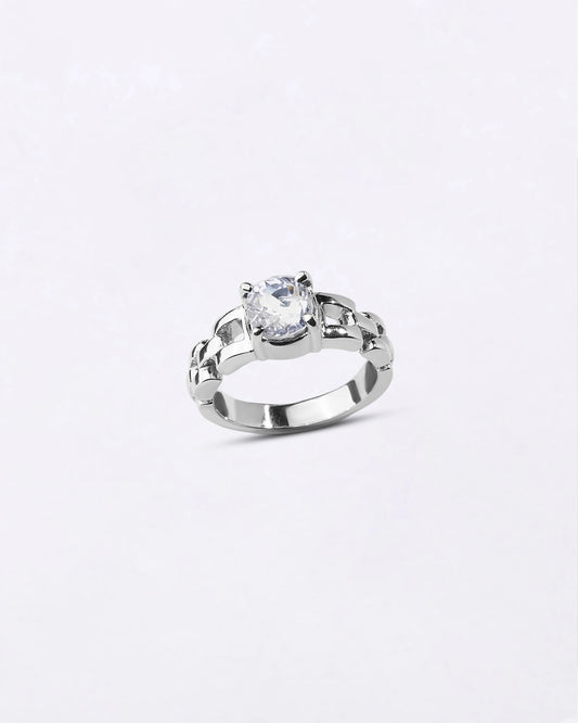 Rolex Blue Sapphire (Neelam) Ring in 925 Sterling Silver - Urja Premium