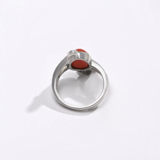 Italian Coral in 925 Silver Buy from Myra Gems 