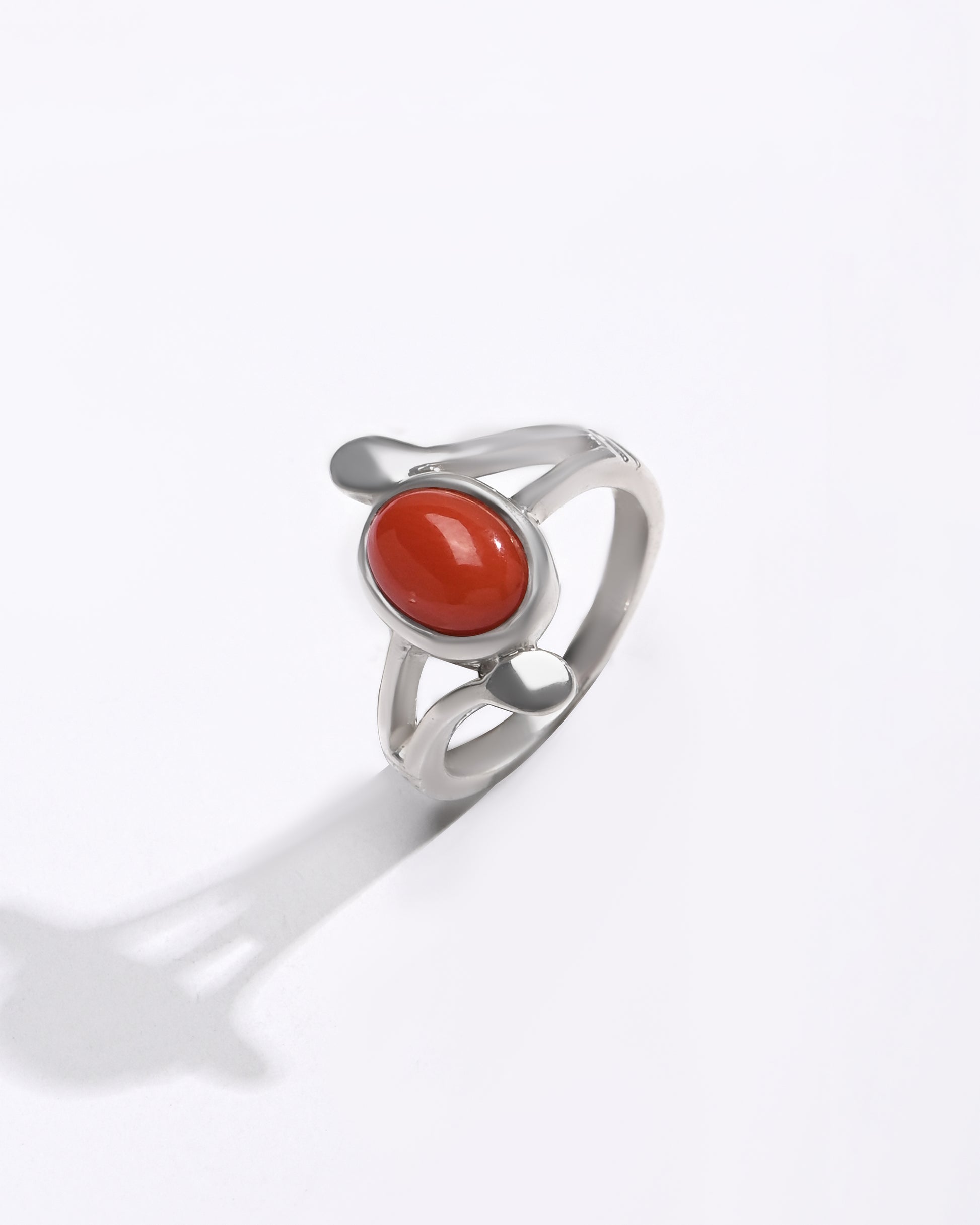 Italian Coral in 925 Silver Buy from Myra Gems 