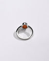 Comfort Fit Coral Moonga Rings in 925 Silver from Myra Gems 