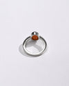 Comfort Fit Coral (Moonga) Ring – 925 Silver - #1218 Ov - Myra