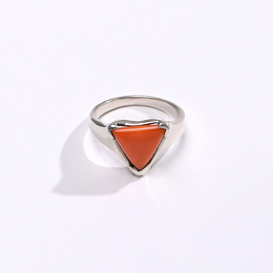 Origin of Red Coral Online in 925 Silver from Myra Gems 