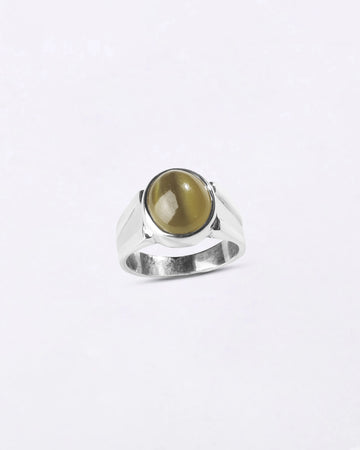 Statement Cat's Eye Ring in 925 Sterling Silver - Shakti