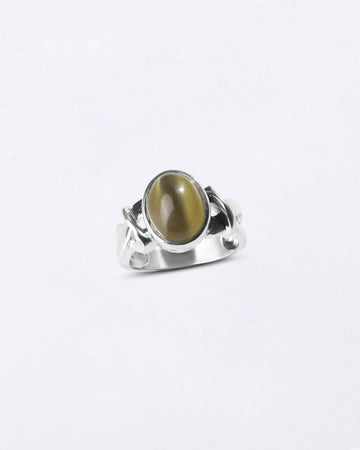 Unique Cat's Eye Ring in 925 Sterling Silver - Shakti