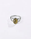 Powerful Cat's Eye Ring in 925 Sterling Silver - Shakti