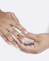 Natural Cat's Eye Ring in 925 Silver - Shakti