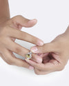 Royal Cat's Eye Ring in 925 Sterling Silver - Shakti